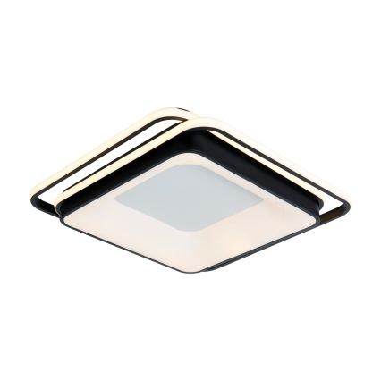 Brilagi - Plafonieră LED dimabilă FLARE LED/102W/230V 3000-6000K 50x50 cm neagră + telecomandă inclusă