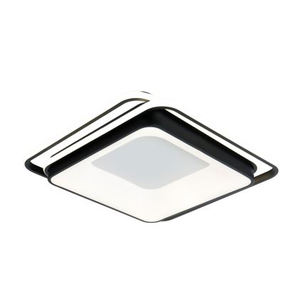Brilagi - Plafonieră LED dimabilă FLARE LED/102W/230V 3000-6000K 50x50 cm neagră + telecomandă inclusă
