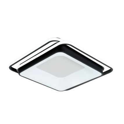 Brilagi - Plafonieră LED dimabilă FLARE LED/102W/230V 3000-6000K 50x50 cm neagră + telecomandă inclusă