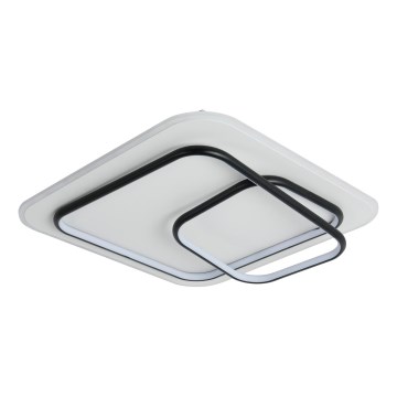 Brilagi - Plafonieră LED dimmabilă IRIS LED/81W/230V 3000-6000K 50x50 cm alb/negru + telecomandă