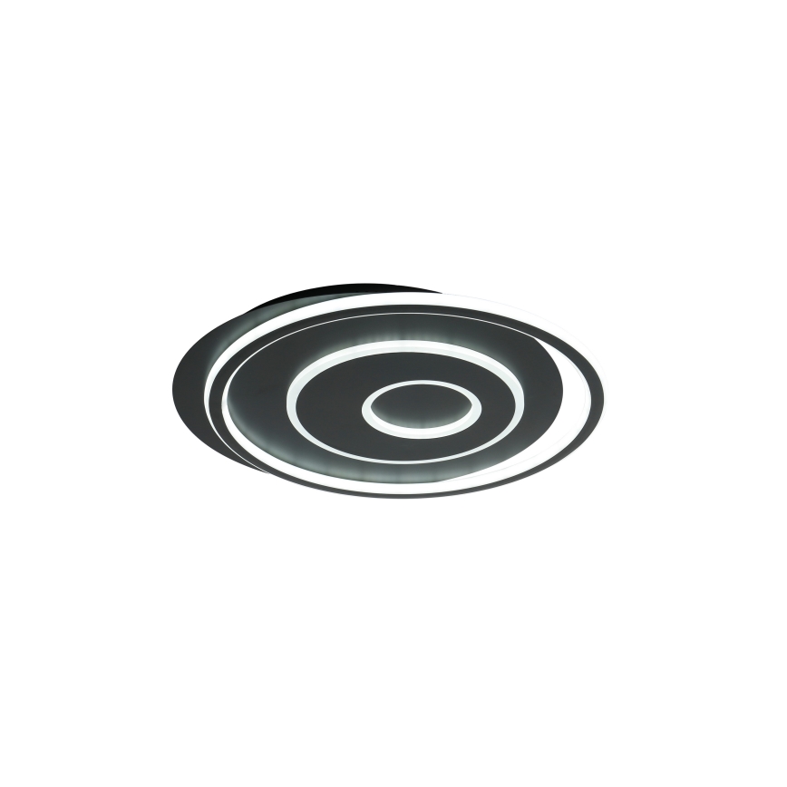 Brilagi - Plafonieră LED reglabilă IRIS LED/83W/230V 3000-6000K 46x50 cm neagră + telecomandă