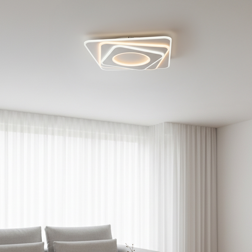 Brilagi - Plafonieră LED dimerizabilă MODERN LED/100W/230V 3000-6000K 48x48 cm + telecomandă