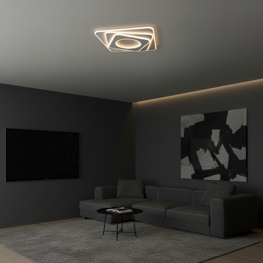 Brilagi - Plafonieră LED dimerizabilă MODERN LED/100W/230V 3000-6000K 48x48 cm + telecomandă