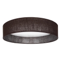 Brilagi - Plafonieră LED dimmabilă VELVET SMARTIX LED/36W/230V 3000-6000K Ø 55 cm maro Wi-Fi Tuya Beacon + telecomandă