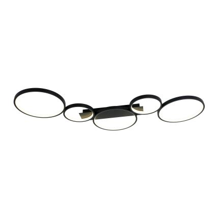 Brilagi - Plafonieră LED ECHO, 60 W, 230 V, 4000 K, 45 x 110 cm, neagră