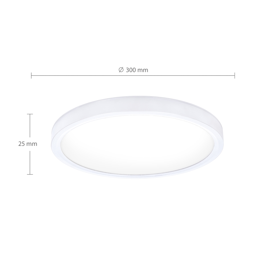 Brilagi - Plafonieră LED ESTELA, 18W/230V, Ø 30 cm, alb