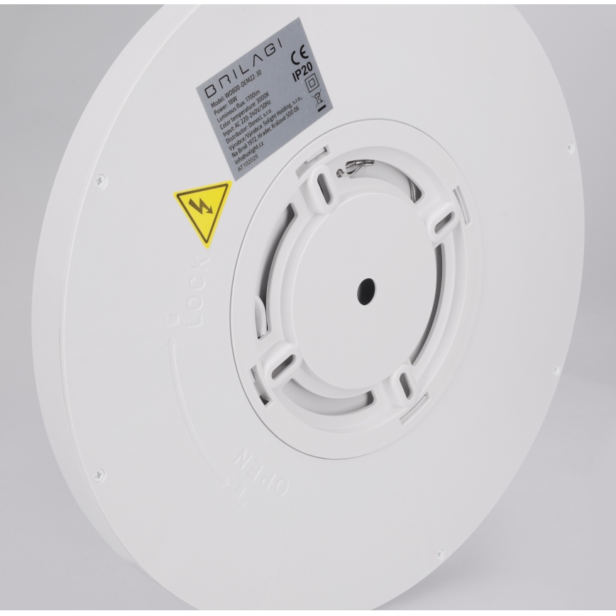 Brilagi - Plafonieră LED ESTELA, 18W/230V, Ø 30 cm, alb