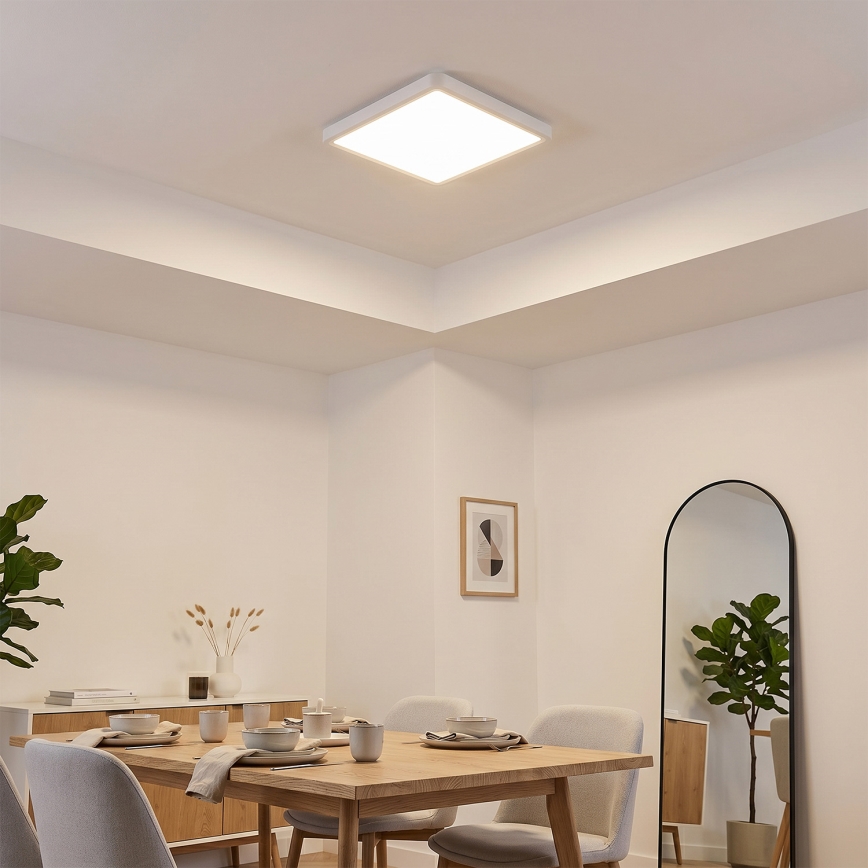 Brilagi - Plafonieră LED ESTELA SQUARE, 24W, 230V, 31x31 cm, alb