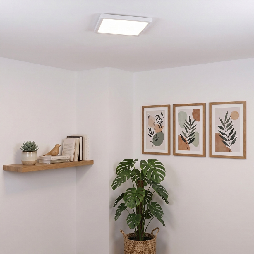 Brilagi - Plafonieră LED ESTELA SQUARE, 24W, 230V, 31x31 cm, alb