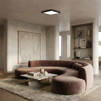 Brilagi - Plafonieră LED ESTELA SQUARE LED/24W/230V 31x31 cm neagră