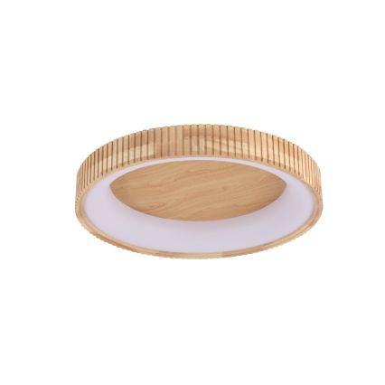 Brilagi - Plafonieră LED FALCON WOOD MODERN, 40 W, 230 V, 3000/4000/6000 K, Ø 60 cm, lemn