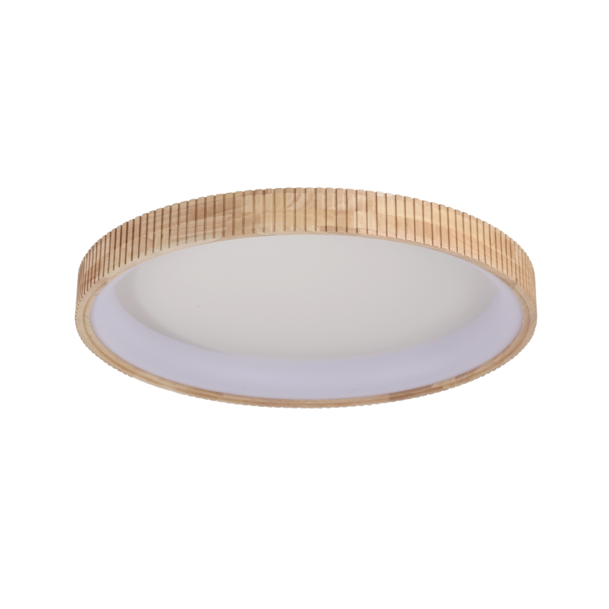 Brilagi - Plafonieră LED FALCON WOOD MODERN, 60W, 230V, 3000/4000/6000K, Ø 80 cm, finisaj din lemn