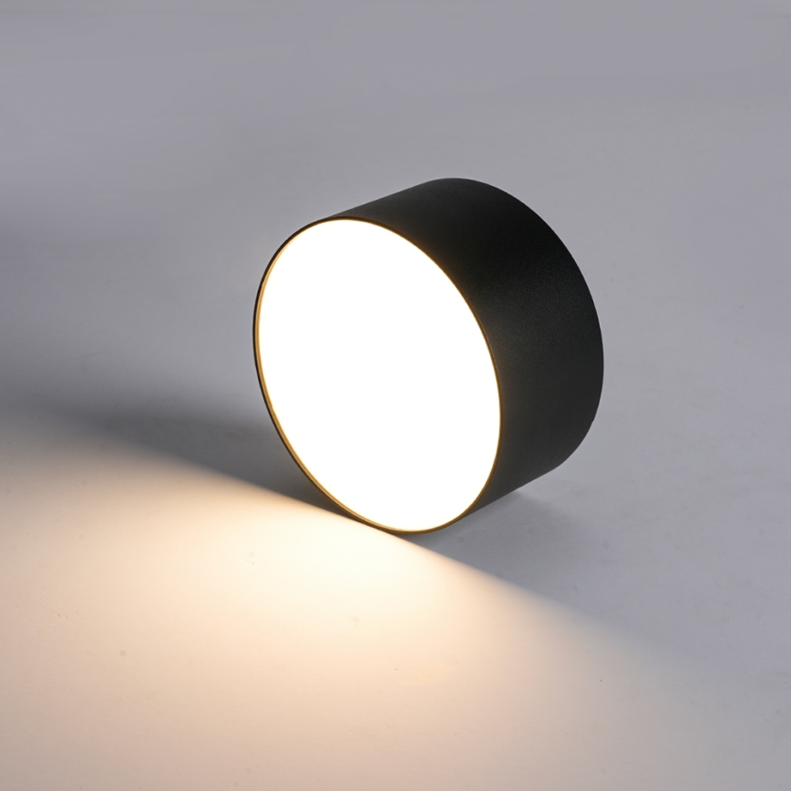 Brilagi - Plafonieră LED FORIS, 14W/230V, Ø 12 cm, negru, IP44