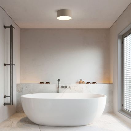 Brilagi - Plafonieră LED FORIS pentru baie, 20W, 230V, Ø 15 cm, bej, IP44