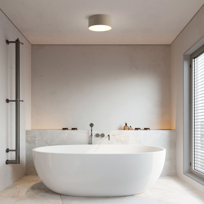 Brilagi - Plafonieră LED FORIS pentru baie, 20W, 230V, Ø 15 cm, bej, IP44