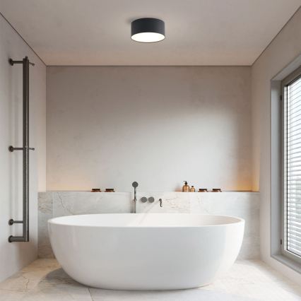 Brilagi - Plafonieră LED pentru baie FORIS LED/20W/230V, Ø 15 cm, negru, IP44