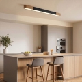 BRILAGI - Plafonieră LED GARDALINE LED/100W/230V 120 cm stejar/negru