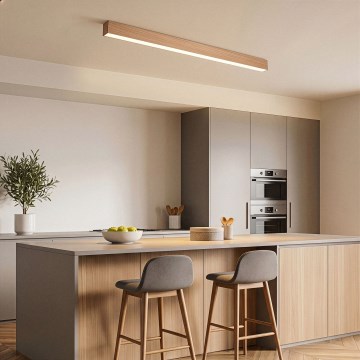 BRILAGI - Plafonieră LED GARDALINE LED/108W/230V 120 cm stejar