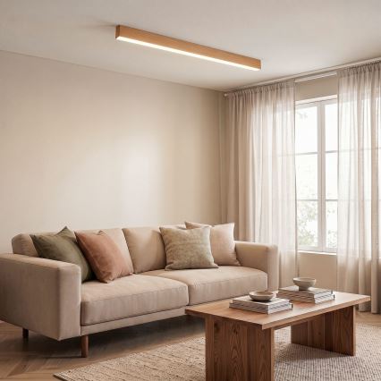 BRILAGI - Plafonieră LED GARDALINE LED/108W/230V 120 cm stejar