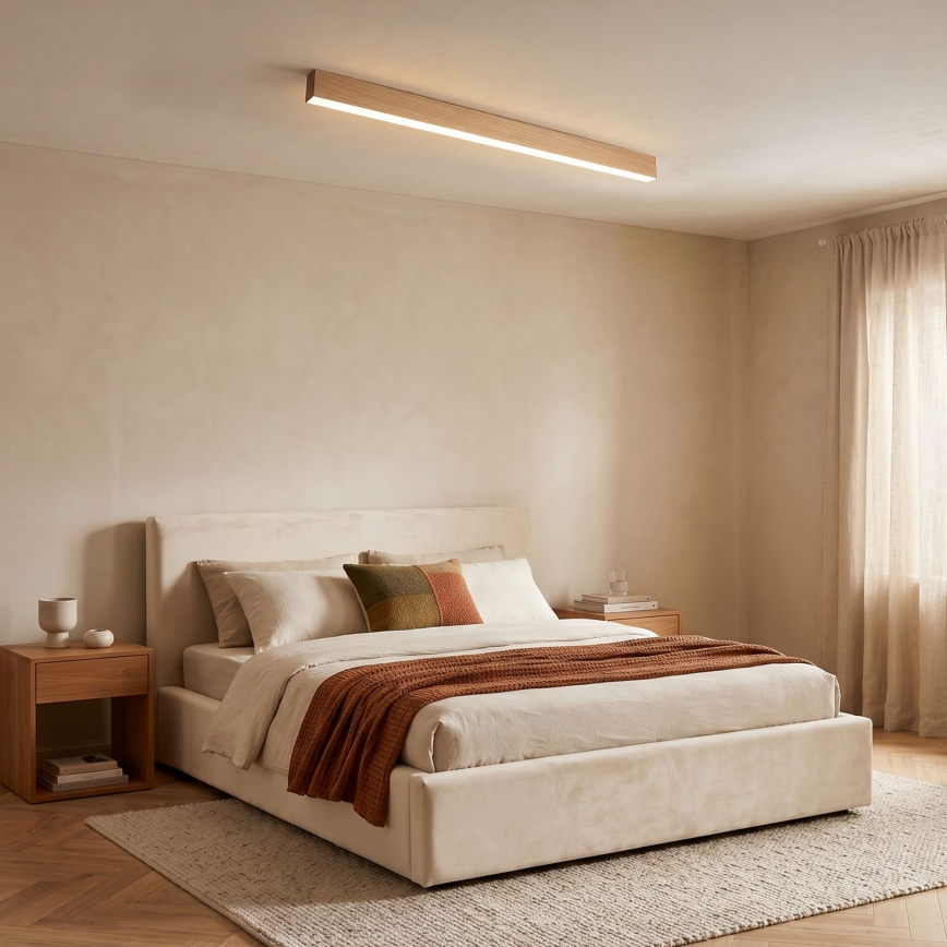 BRILAGI - Plafonieră LED GARDALINE LED/108W/230V 120 cm stejar