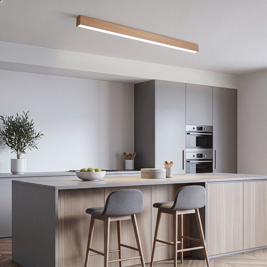 BRILAGI - Plafonieră LED GARDALINE LED/108W/230V 120 cm stejar