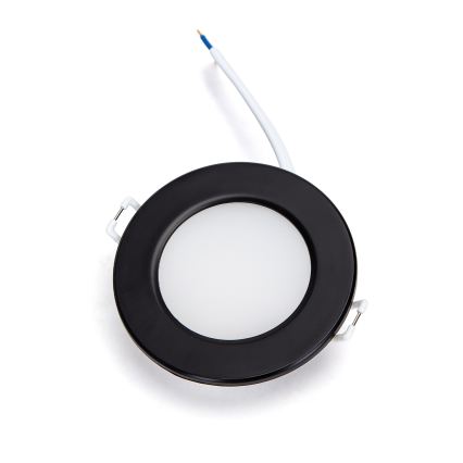 Brilagi - Plafonieră LED încastrată pentru baie LED/24W/230V 3000K neagră IP65