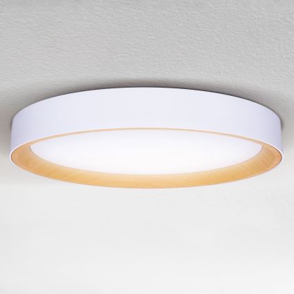 Brilagi - Plafonieră LED dimabilă LARIOS, 72W, 230V, 3000-6500K, alb, Ø 59 cm + telecomandă