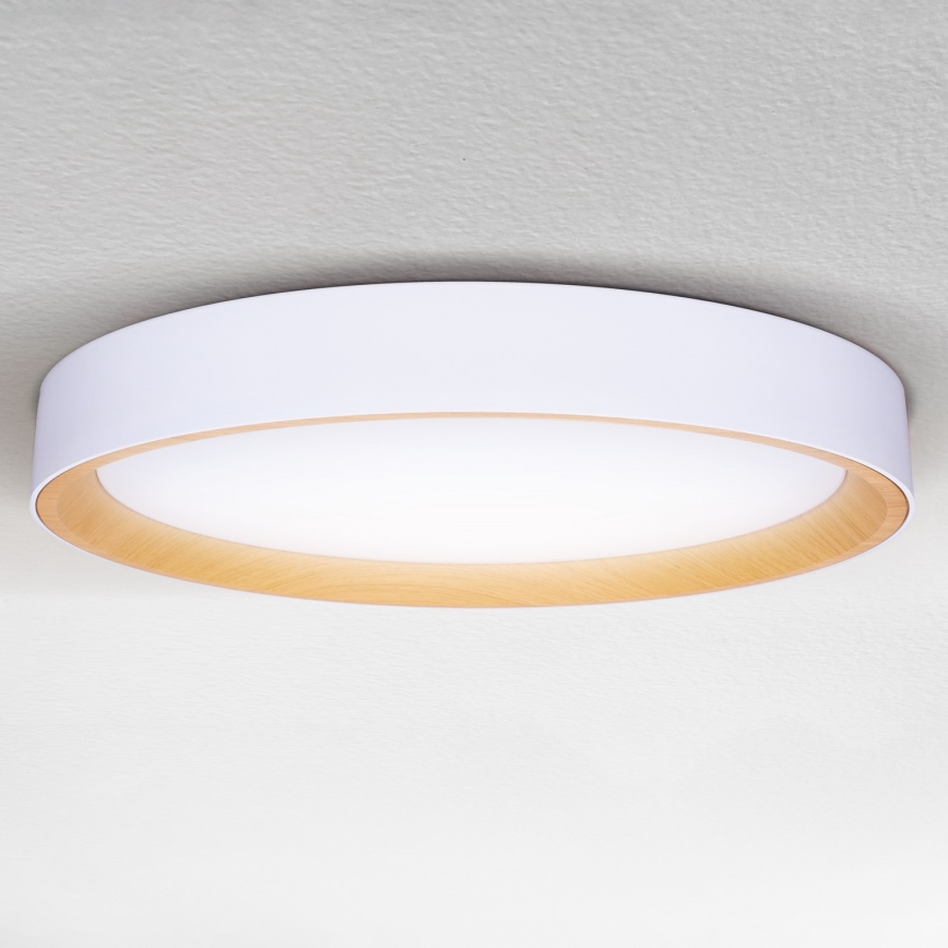 Brilagi - Plafonieră LED dimabilă LARIOS, 72W, 230V, 3000-6500K, alb, Ø 59 cm + telecomandă