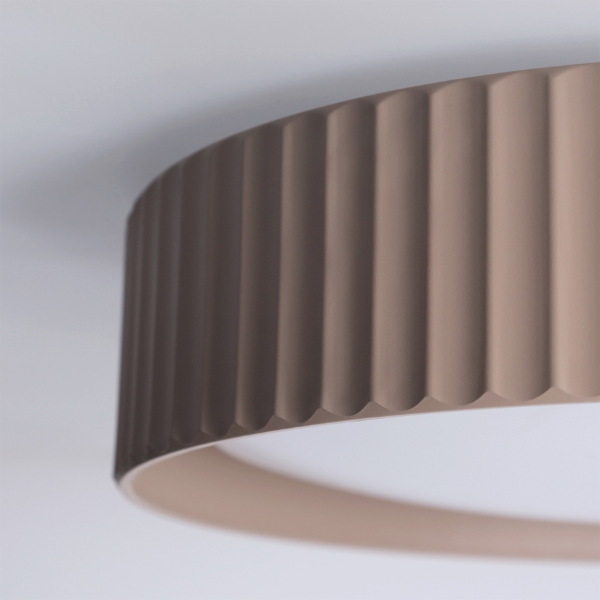 Brilagi - Plafonieră LED LUCIA, 24 W, 230 V, Ø 31 cm, maro