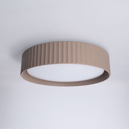 Brilagi - Plafonieră LED LUCIA, 24 W, 230 V, Ø 31 cm, maro