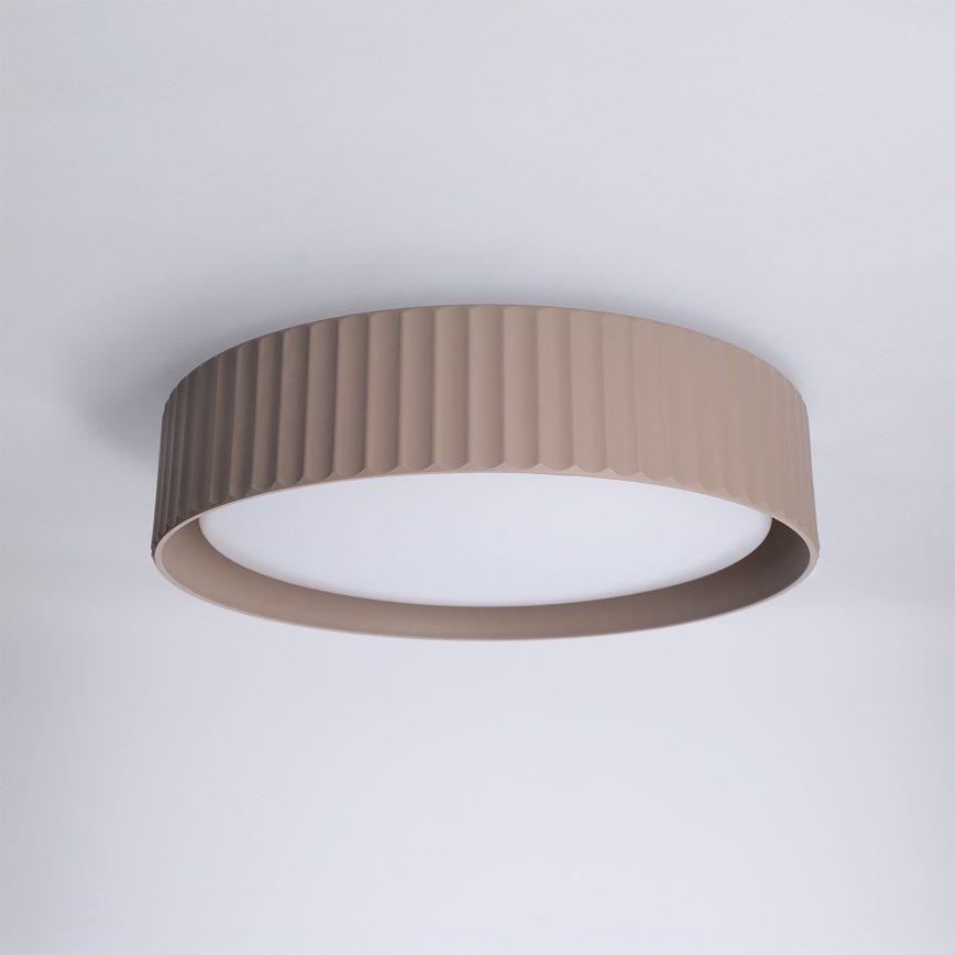 Brilagi - Plafonieră LED LUCIA, 24 W, 230 V, Ø 31 cm, maro