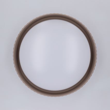 Brilagi - Plafonieră LED LUCIA, 24 W, 230 V, Ø 31 cm, maro