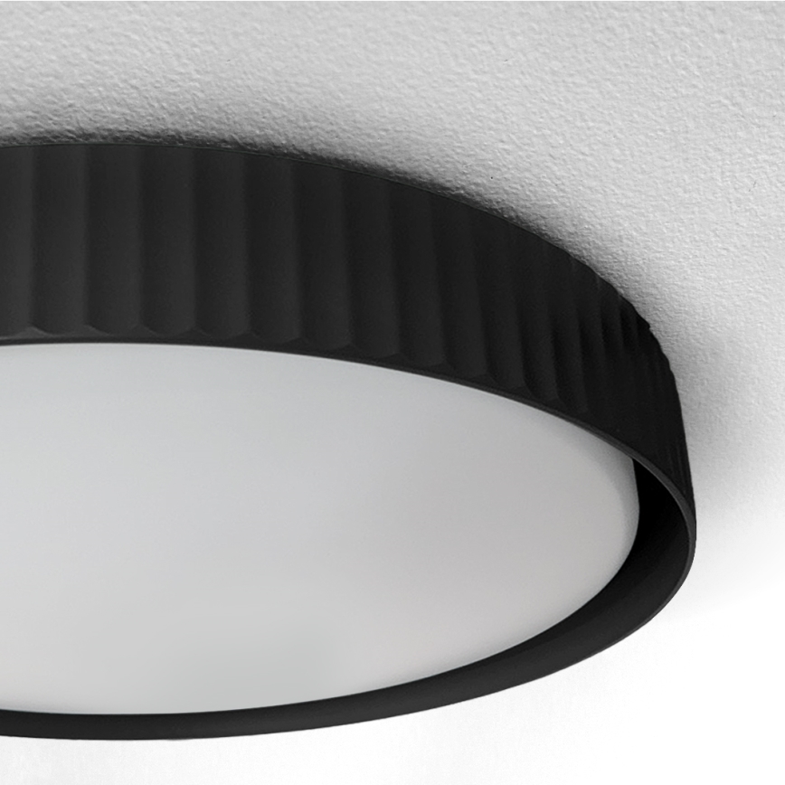 Brilagi - Plafonieră LED LUCIA, 24W, 230V, Ø 31 cm, negru