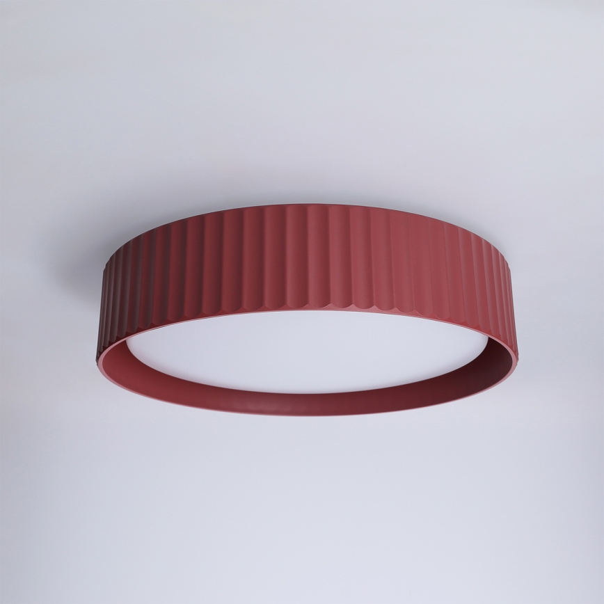 Brilagi - Plafonieră LED LUCIA, 24W, 230V, Ø 31 cm, roșie