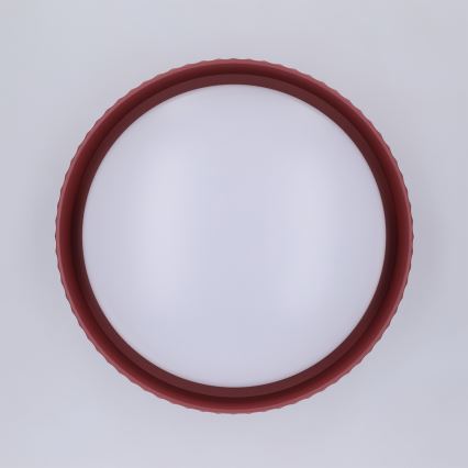 Brilagi - Plafonieră LED LUCIA, 24W, 230V, Ø 31 cm, roșie