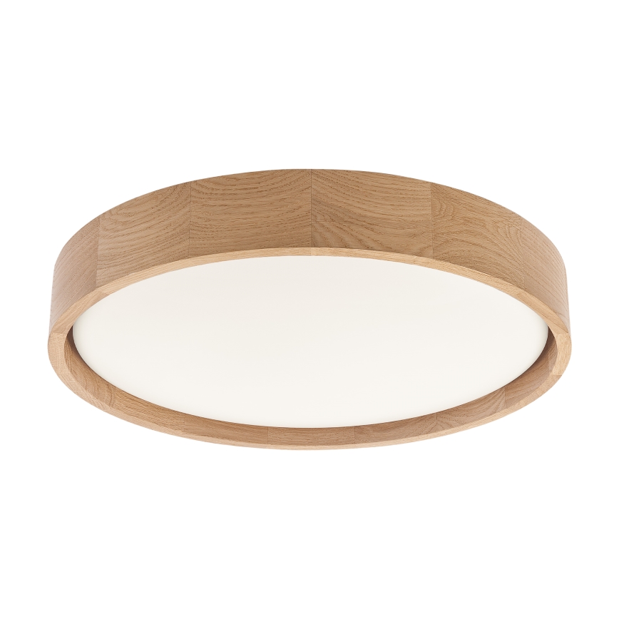 Brilagi - Plafonieră LED MANAROLA PLAIN, 24W, 230V, 3000K, diam. 41 cm, stejar