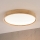 Brilagi - Plafonieră LED MANAROLA PLAIN, 36 W, 230 V, 3000 K, Ø 48 cm, finisaj stejar