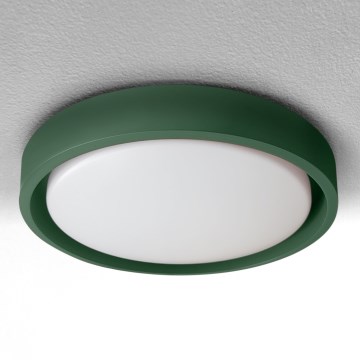 Brilagi - Plafonieră LED MATTEO, 24 W, 230 V, Ø 31 cm, verde