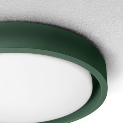 Brilagi - Plafonieră LED MATTEO, 24 W, 230 V, Ø 31 cm, verde