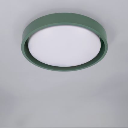 Brilagi - Plafonieră LED MATTEO, 24 W, 230 V, Ø 31 cm, verde