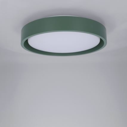 Brilagi - Plafonieră LED MATTEO, 24 W, 230 V, Ø 31 cm, verde
