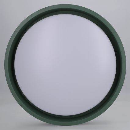 Brilagi - Plafonieră LED MATTEO, 24 W, 230 V, Ø 31 cm, verde