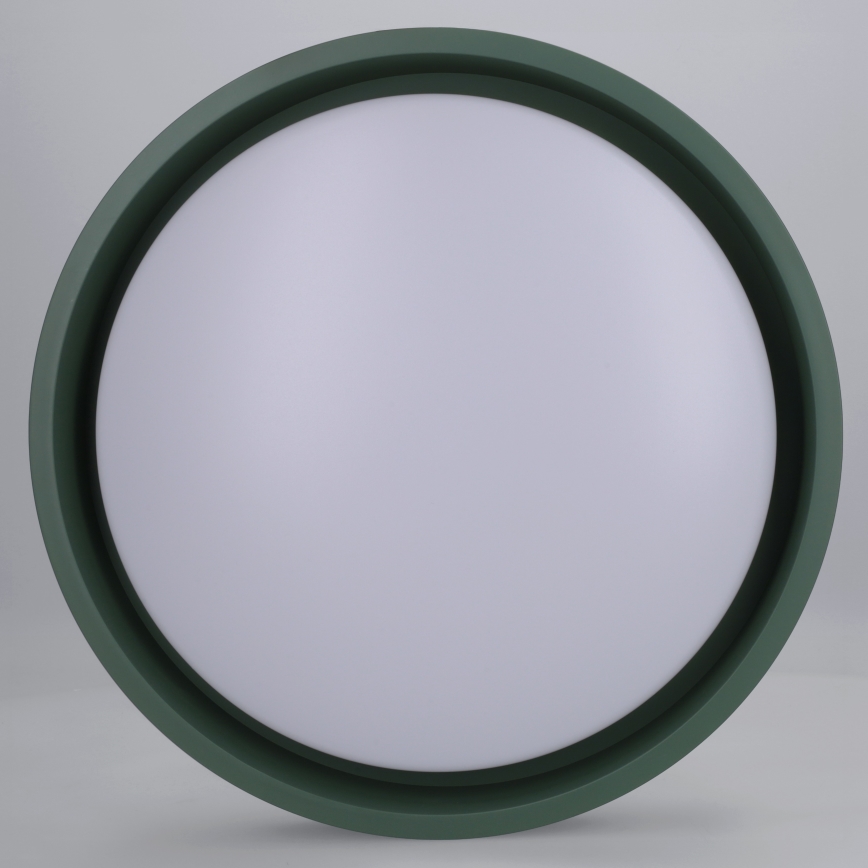 Brilagi - Plafonieră LED MATTEO, 24 W, 230 V, Ø 31 cm, verde