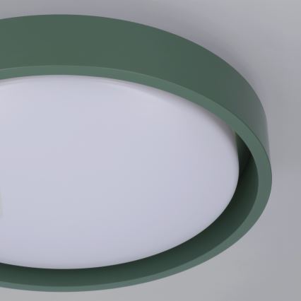 Brilagi - Plafonieră LED MATTEO, 24 W, 230 V, Ø 31 cm, verde
