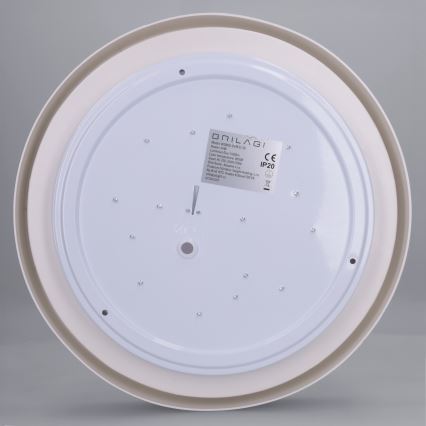 Brilagi - Plafonieră LED MATTEO, 24 W, 230 V, Ø 31 cm, verde