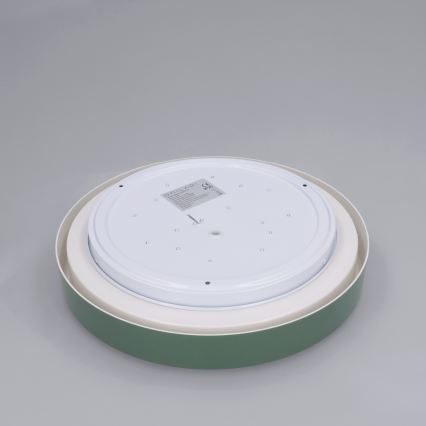 Brilagi - Plafonieră LED MATTEO, 24 W, 230 V, Ø 31 cm, verde