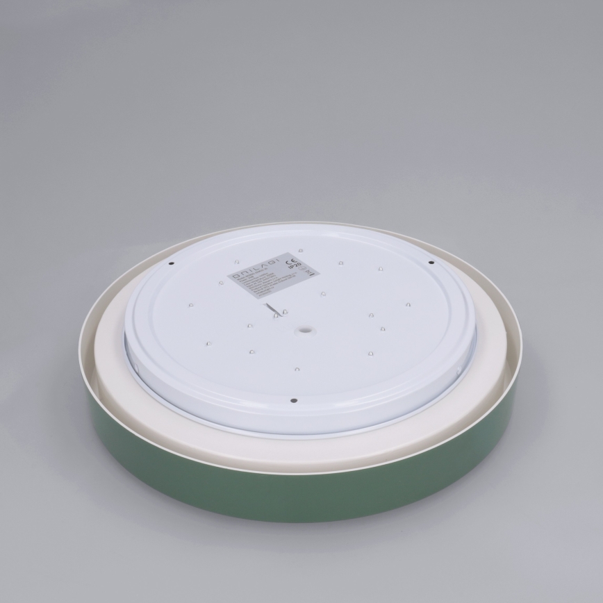 Brilagi - Plafonieră LED MATTEO, 24 W, 230 V, Ø 31 cm, verde