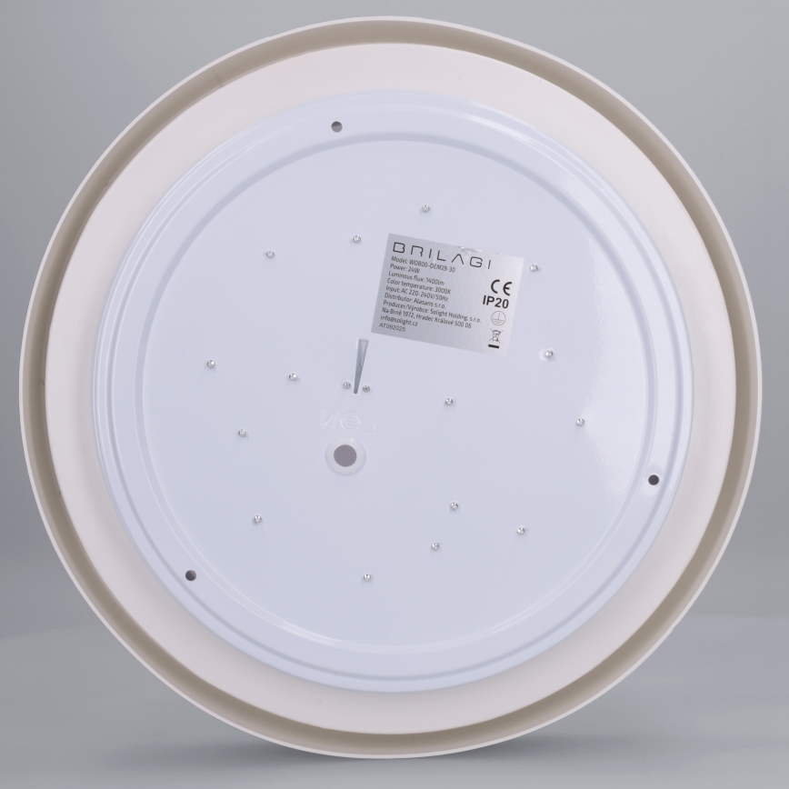 Brilagi - Plafonieră LED MATTEO 24W/230V, Ø 31 cm, neagră