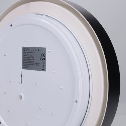 Brilagi - Plafonieră LED MATTEO 24W/230V, Ø 31 cm, neagră