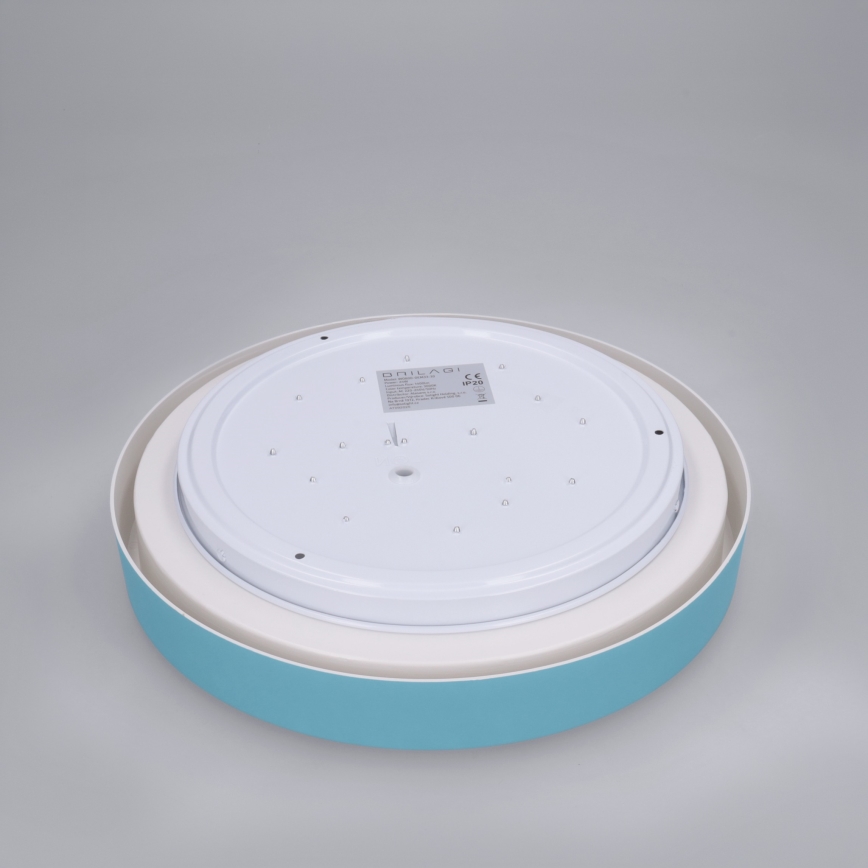 Brilagi - Plafonieră LED MATTEO, 24W/230V, Ø 31 cm, turcoaz